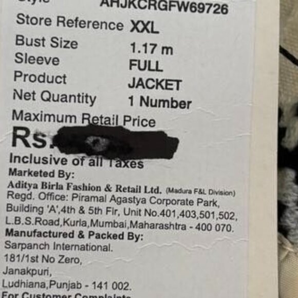 NWT ALLEN SOLLY Long Sleeve Pea Coat Jacket Womens Size 2XL Cream Checkered - Picture 7 of 9